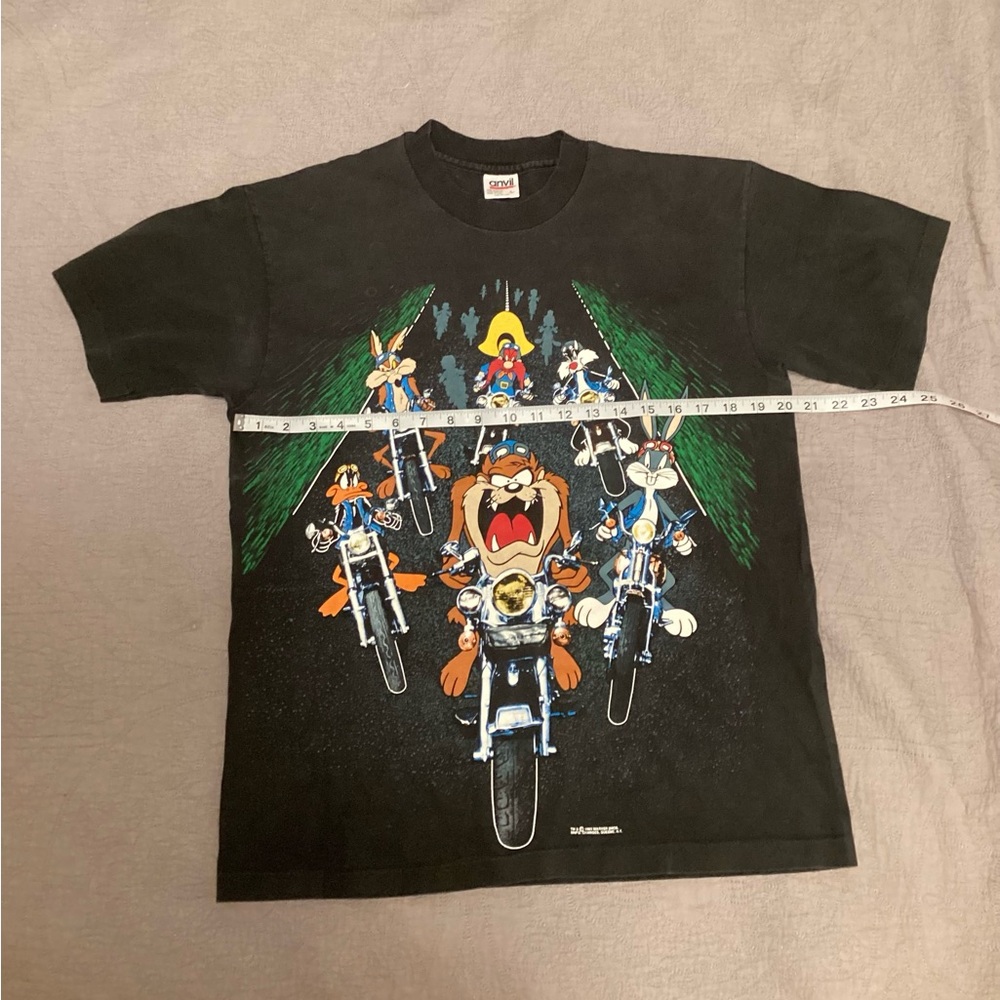 Vintage Rare Biker Looney Tunes T-Shirt